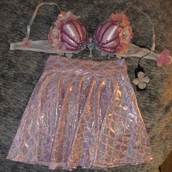 Mermaid outfit pink - Picture 3 of 3